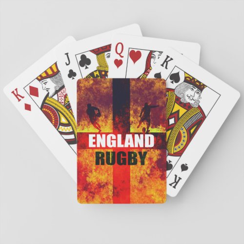 England Rugby Playing Cards