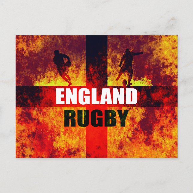 England Rugby Postcard (Front)