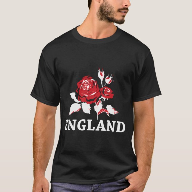 England Rugby (Rose)  T-Shirt (Front)