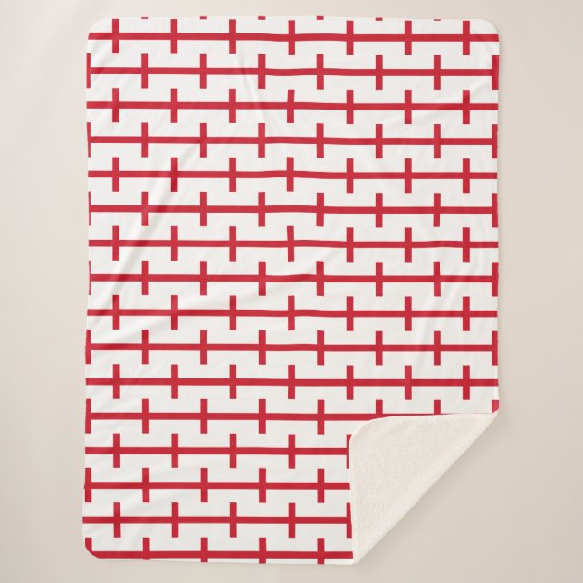 England Sherpa Blanket (Front)