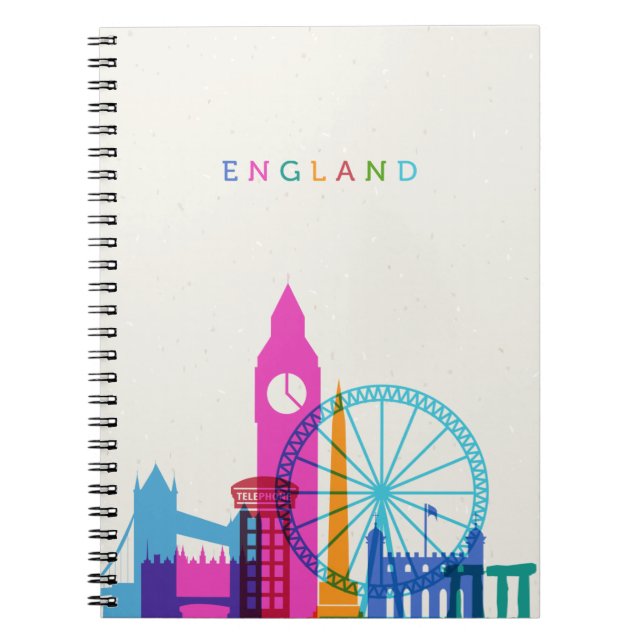 England Skyline Notebook (Front)