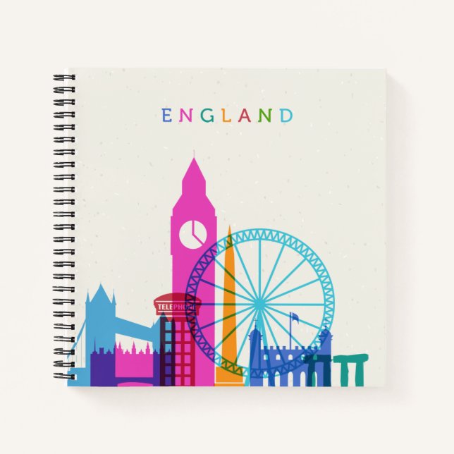 England Skyline Notebook (Front)