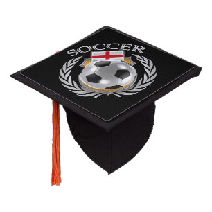 England Soccer 2016 Fan Gear Graduation Cap Topper