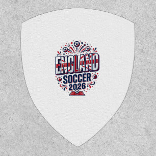 England Soccer 2026 Soccer Bold Country Typography Patch