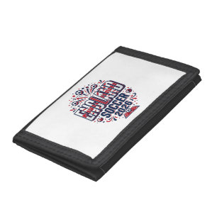 England Soccer 2026 Soccer Bold Country Typography Trifold Wallet