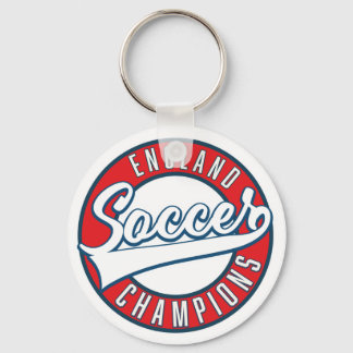 England Soccer Champions logo Keychain