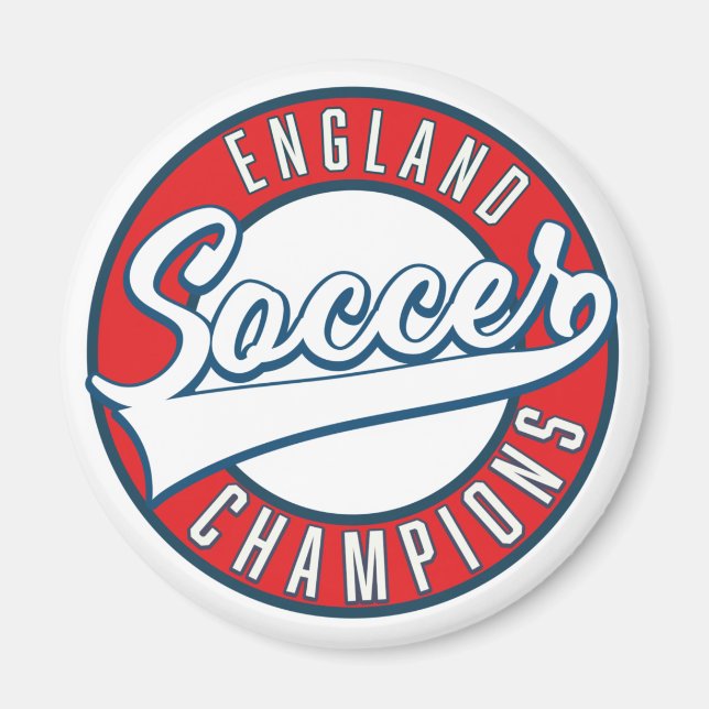 England Soccer Champions logo Magnet (Front)