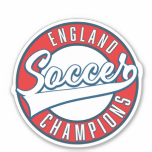 England Soccer Champions logo Sticker