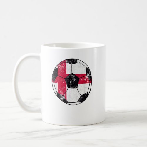 England Soccer   England Flag Football  Coffee Mug