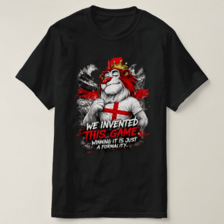England Soccer Fan Shirt Invented Game Funny Tee