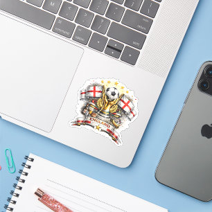 England Soccer Fan St George Football World Cup Sticker