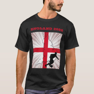England Soccer flag ball english Team Football  20 T-Shirt