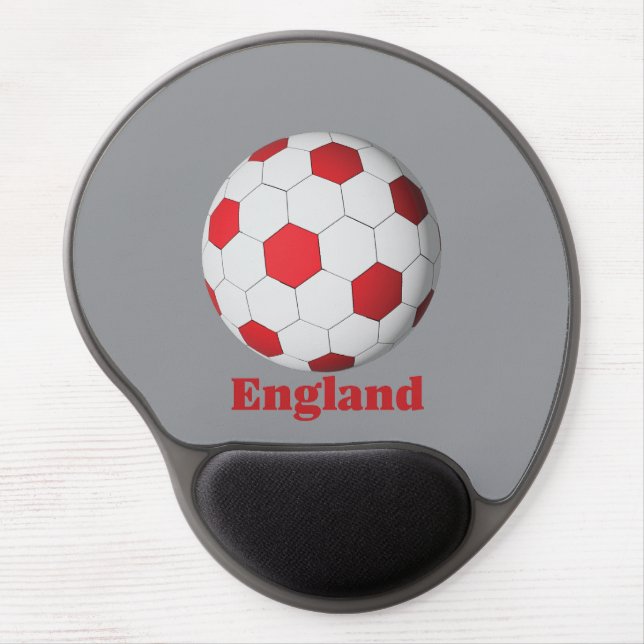 England Soccer Gel Mouse Pad (Front)