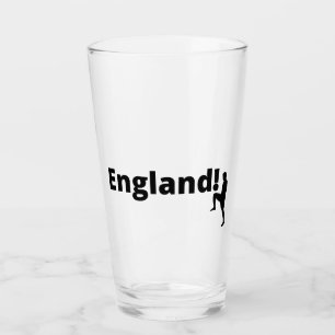 England soccer glass