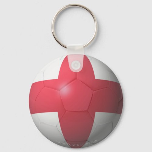 England Soccer Keychain