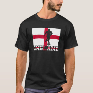 England Soccer Player Proud Football Ball English T-Shirt
