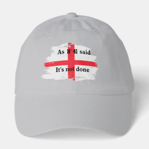 England Soccer Quote No 41 Fan Cap