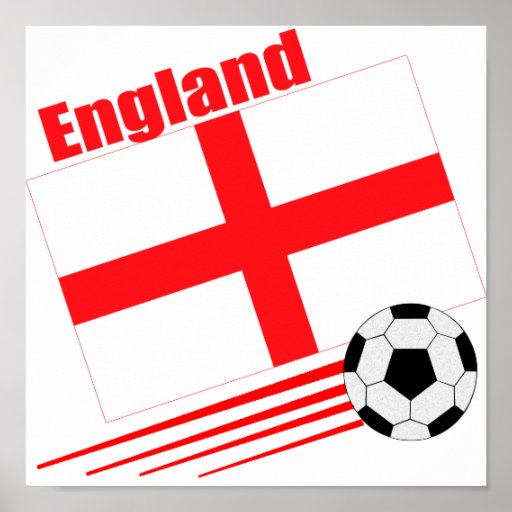 England Soccer Team Poster | Zazzle