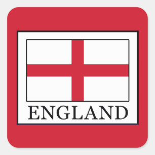 England Square Sticker