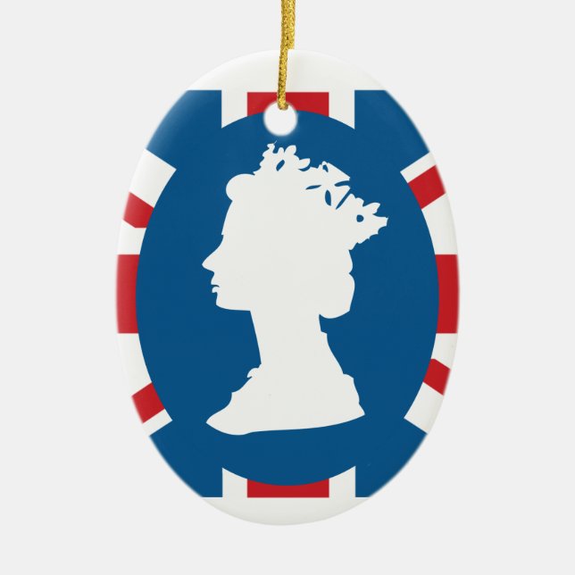 England - SRF Ceramic Ornament (Front)