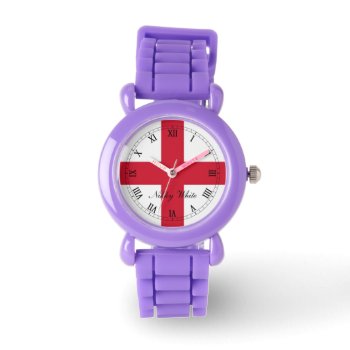 England  St Georges Cross Flag. Watch by Rosemariesw at Zazzle