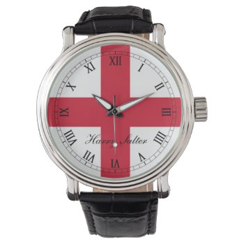 England  St Georges Cross Flag. Watch by Rosemariesw at Zazzle