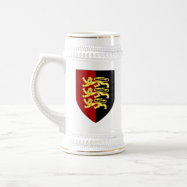 England Stein - Lions on Red & Black (Left)