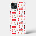 England Symbols Pattern iPhone 13 Case