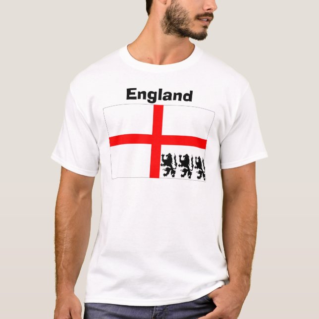 England Tee Shirt Three Lions (Front)