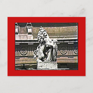 England The London Buckingham Palace Road Lion 198 Postcard