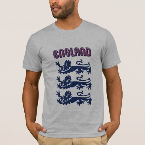 England Three Lions T_Shirt