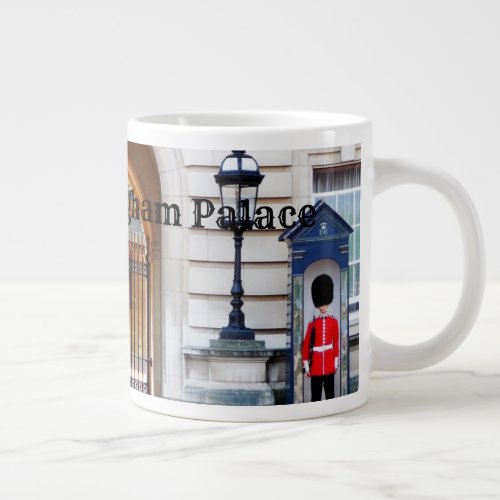 England Tourism London Buckingham Palace  Giant Coffee Mug