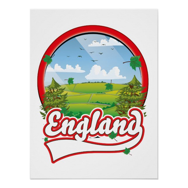 England Travel logo Poster (Front)
