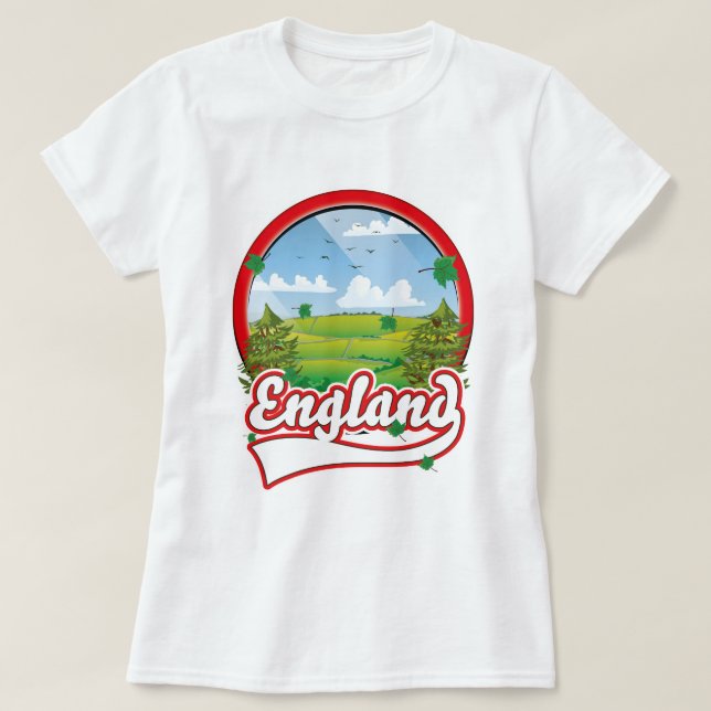 England Travel logo T-Shirt (Design Front)