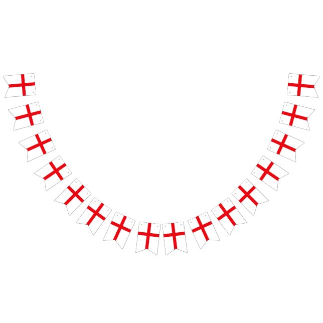 England Triangle Bunting Flags (All)