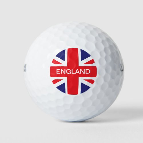 England Union Jack Flag Golf Balls