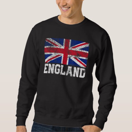 England Union Jack Flag Pride Roots Country Family Sweatshirt