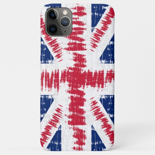 ENGLANDUNITED KINGDON flag sun reflections stroke iPhone 11 Pro Max Case