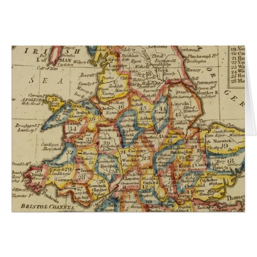 England, Wales 6 Cards (Front Horizontal)