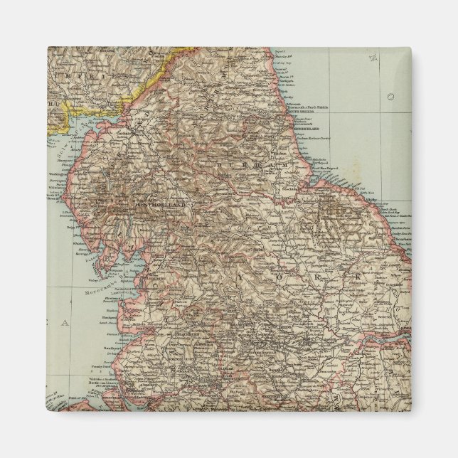 England, Wales N Magnet (Front)