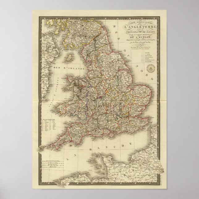 England, Wales Poster (Front)