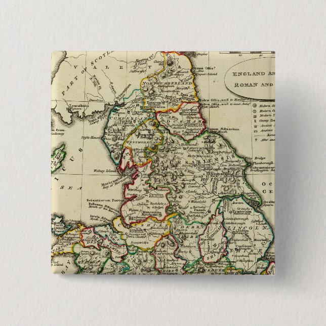 England, Wales Roman, modern Button (Front)