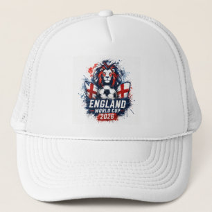England World Cup 2026 Lion Football Trucker Hat