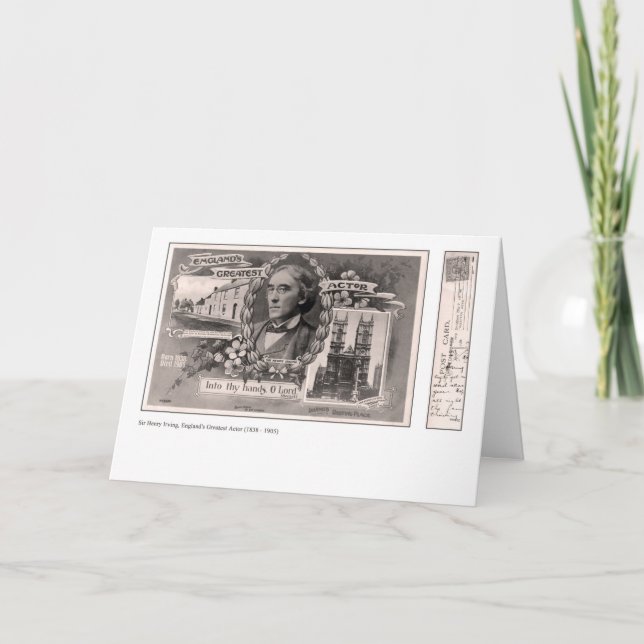 England's Greatest Actor Greeting Card (Front)