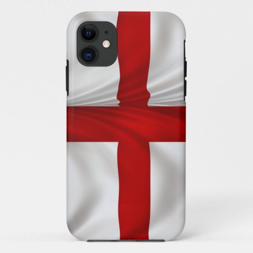 Englands St George Cross Patriotic Flag iPhone 11 Case