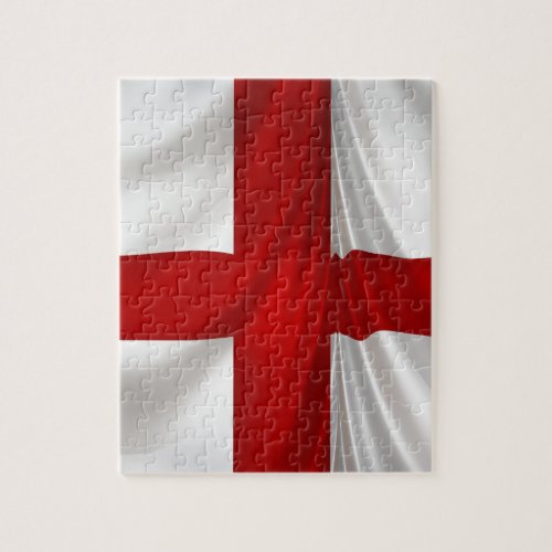 Englands St George Cross Patriotic Flag Jigsaw Puzzle