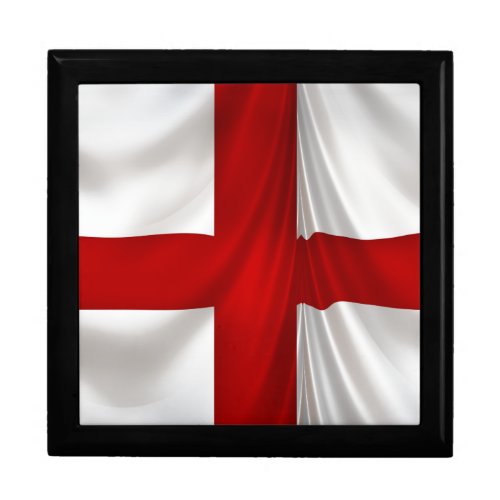 Englands St George Cross Patriotic Flag Keepsake Box