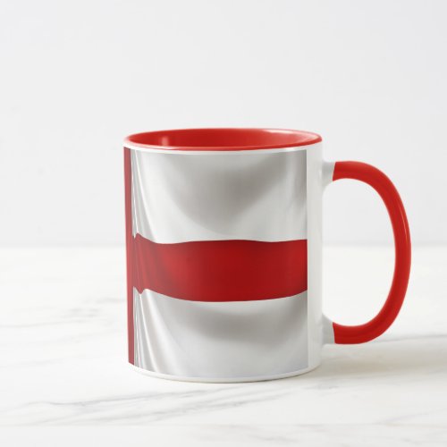 Englands St George Cross Patriotic Flag Mug