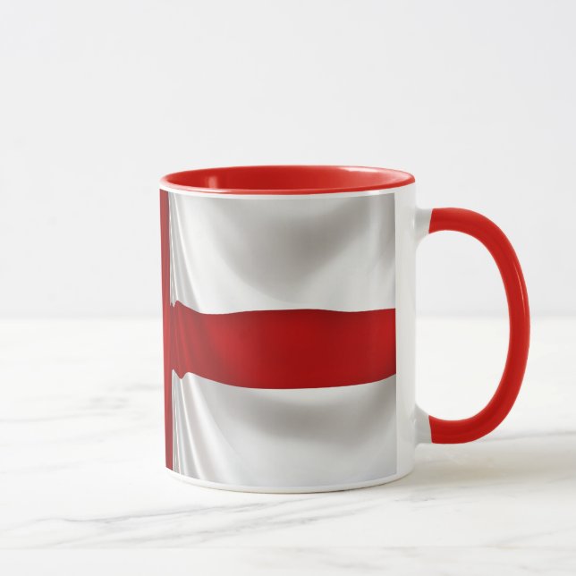 England's St George Cross Patriotic Flag Mug (Right)