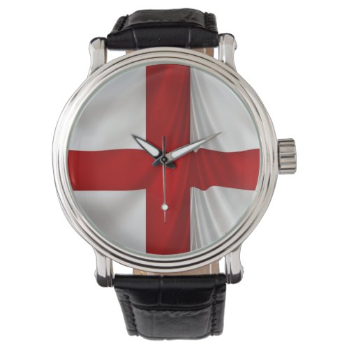 Englands St George Cross Patriotic Flag Watch